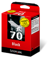 Lexmark High Resolution Black Cartridge No. 70 (Twin Pack)